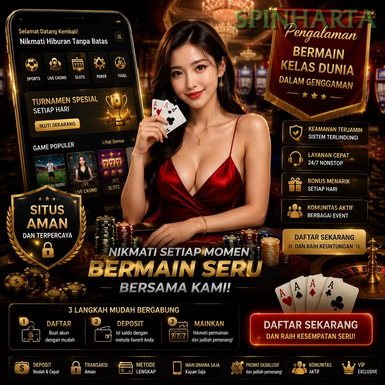 spinharta: Temukan Kesenangan Bermain Game Arcade Kini Juga!